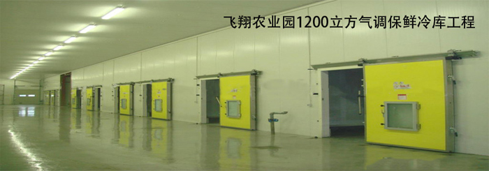 飛翔農(nóng)業(yè)園1200立方氣調(diào)保鮮冷庫(kù)安裝工程